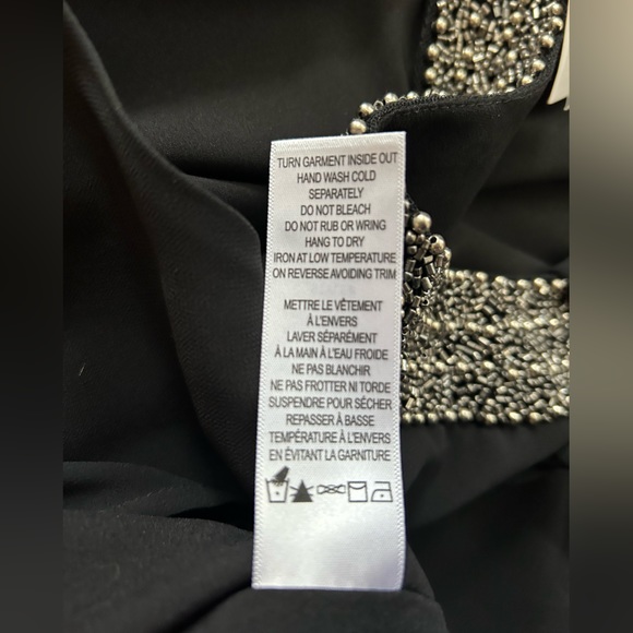 BNWT Rickis Black A Line Chiffon Flowy Holiday Dress size 0 - Picture 8 of 8